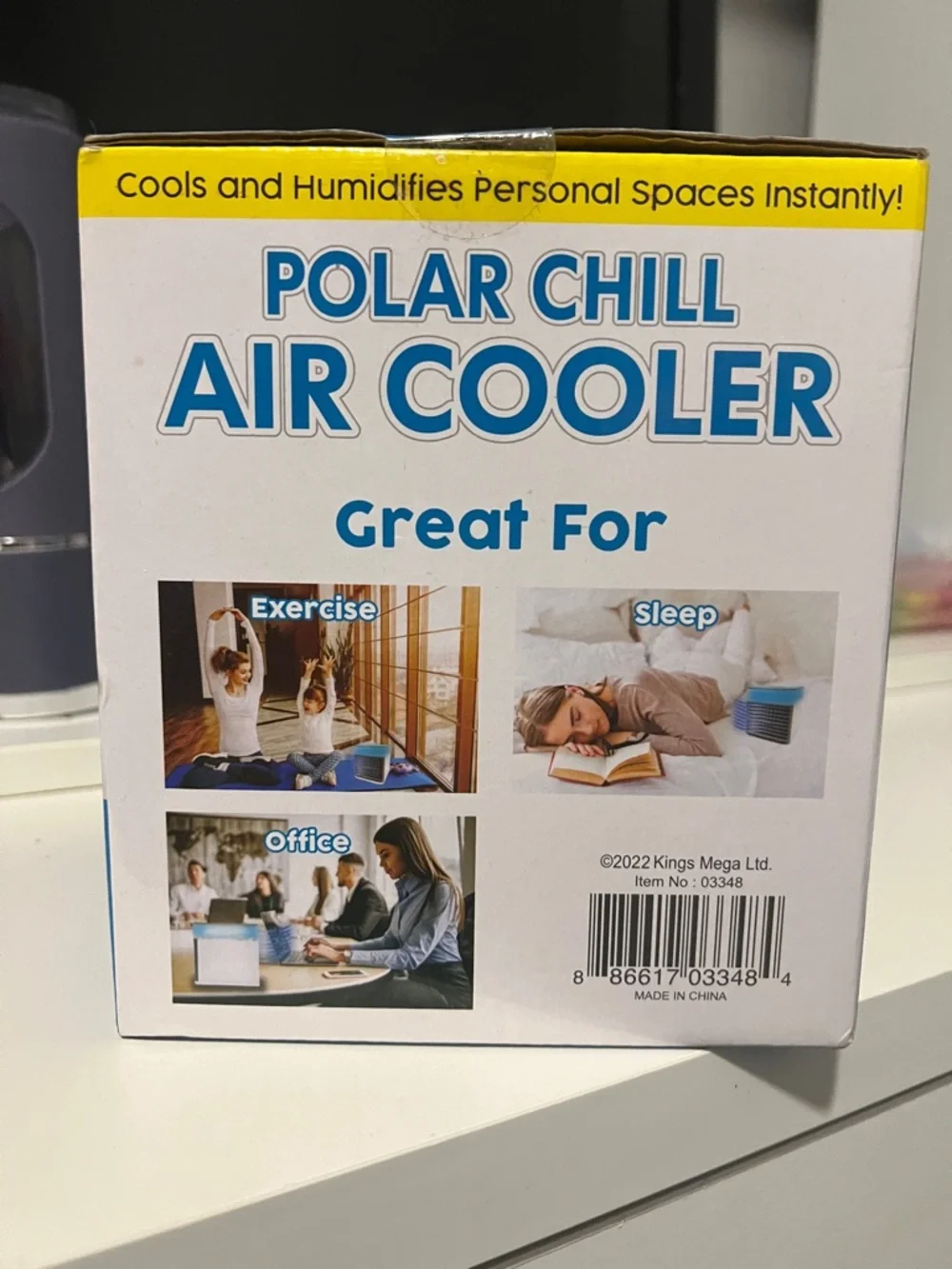 Polar Chill Air Cooler - Blue and White - Picture 2 of 5
